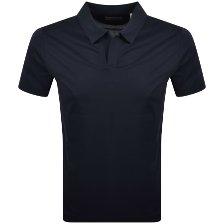 Product image for Gant Pima Polo T Shirt Navy