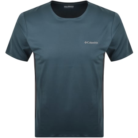 Product image for Columbia Three Pitch Crew Neck T Shirt Blue