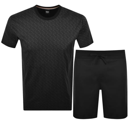 Product image for BOSS Relax T Shirt And Shorts Set Black