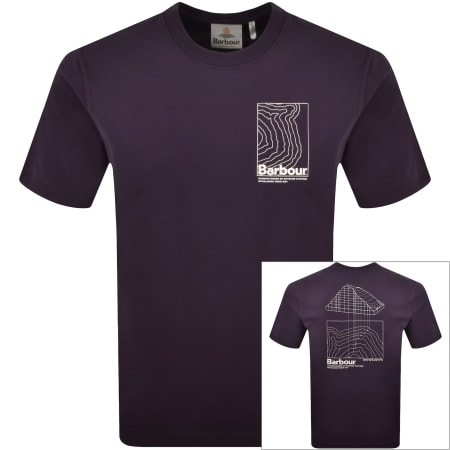 Product image for Barbour Woodbine T Shirt Purple