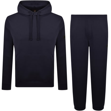 Product image for Barbour International Map Hooded Tracksuit Navy