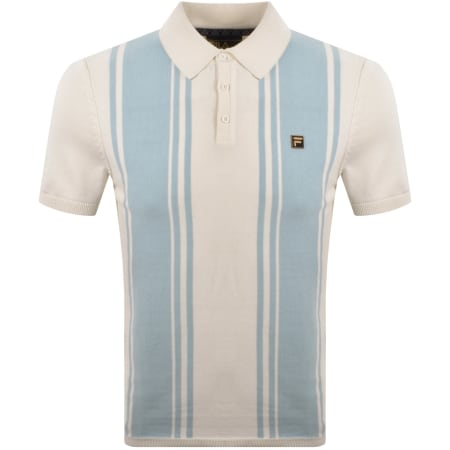 Product image for Fila Buddy Bowling Knit Polo T Shirt Cream