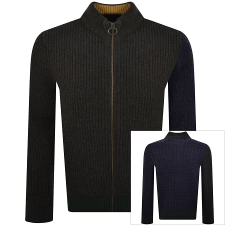 Product image for Barbour X Paul Smith Cardigan Russet Brown