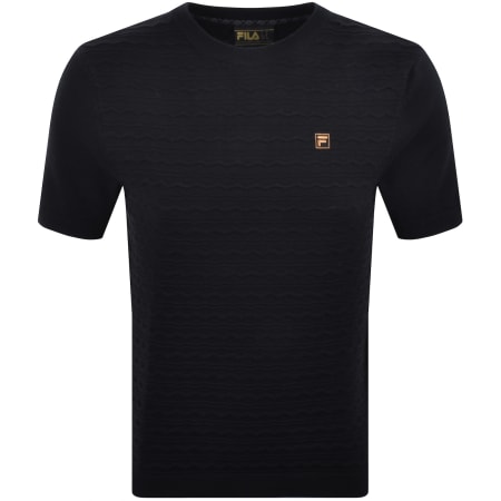Product image for Fila Textured Knit T Shirt Black
