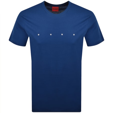 Product image for HUGO Dorosi T Shirt Open Blue
