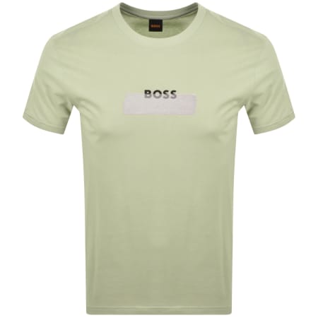 Product image for BOSS Te Logotape T Shirt Green