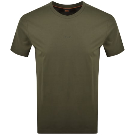 Product image for BOSS TChup Logo T Shirt Green