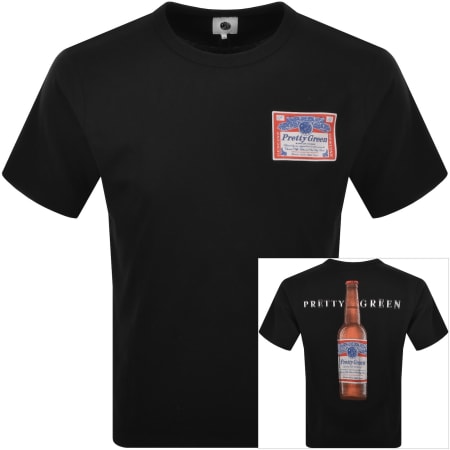 Product image for Pretty Green Cold One T Shirt Black
