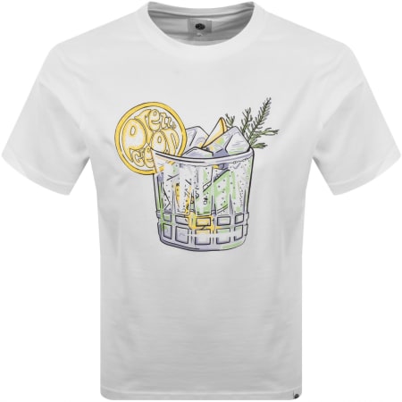 Product image for Pretty Green Gin And Tonic T Shirt White