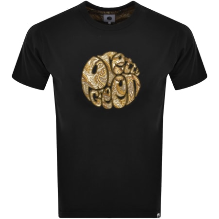 Product image for Pretty Green Hermosa Paisley T Shirt Black