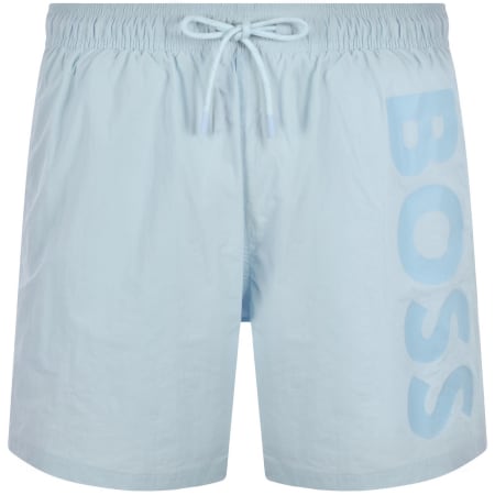 Product image for BOSS Octopus Swim Shorts Light Blue