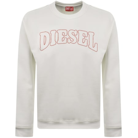 Product image for Diesel S Norm V10 Sweatshirt White