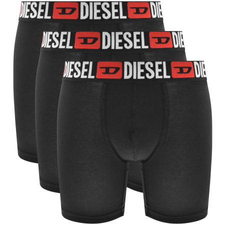 Product image for Diesel Underwear Max 3 Pack Boxer Shorts Black