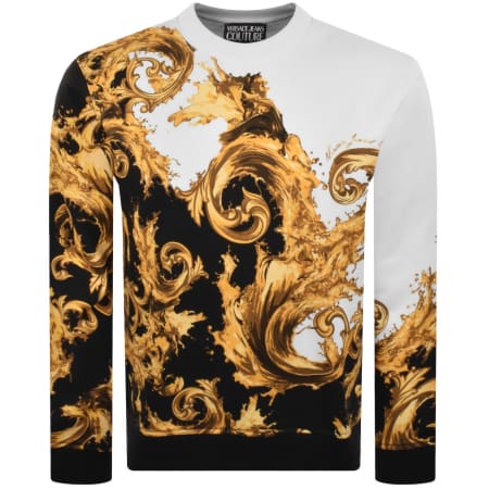 Product image for Versace Jeans Couture Logo Sweatshirt White