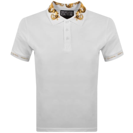 Product image for Versace Jeans Couture Polo T Shirt White