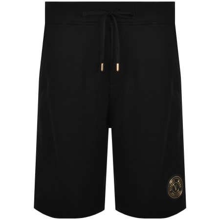 Product image for Versace Jeans Couture V Emblem Shorts Black