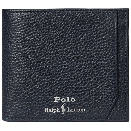 Product image for Ralph Lauren Billfold Coin Leather Wallet Navy
