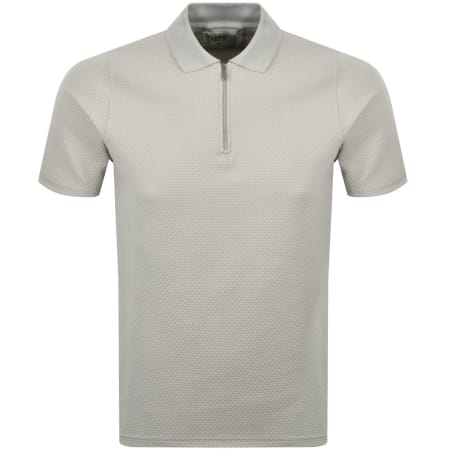 Product image for Luke 1977 Gibraltar Polo T Shirt Ice Grey