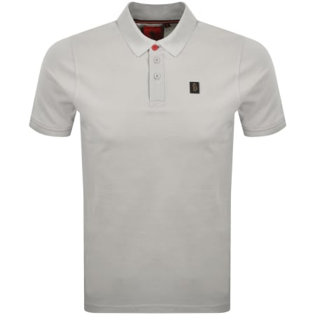 Product image for Luke 1977 Williams Polo T Shirt Ice Grey