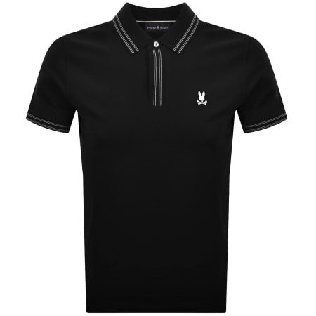 Product image for Psycho Bunny Dax Pique Polo T Shirt Black