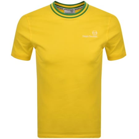 Product image for Sergio Tacchini Rainer FC T Shirt Yellow