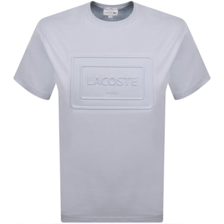 Product image for Lacoste Embossed Logo T Shirt Blue