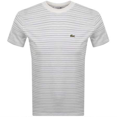 Product image for Lacoste Stripe T Shirt White