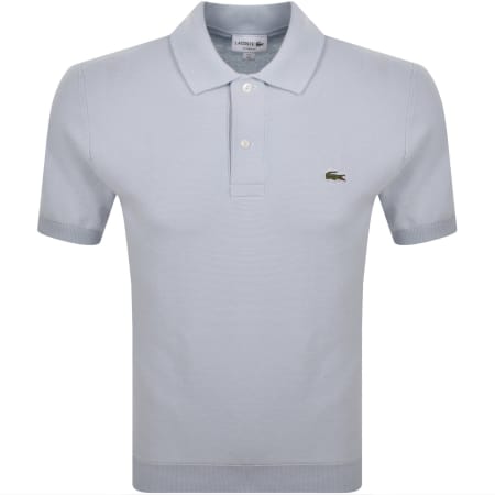 Product image for Lacoste Knit Polo Shirt Light Blue