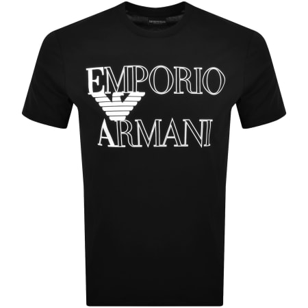 Product image for Emporio Armani Logo T Shirt Black