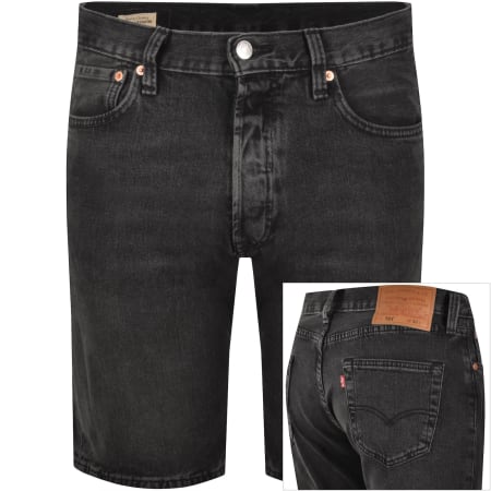 Product image for Levis Original Fit 501 Denim Shorts Grey