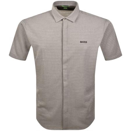 Product image for BOSS Short Sleeved Dymova Shirt Brown