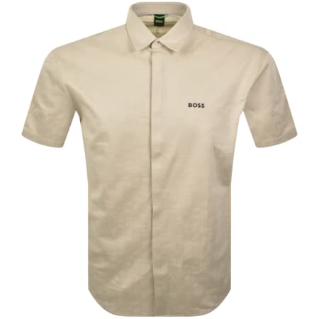 Product image for BOSS ST Excurse Short Sleeve Shirt Beige