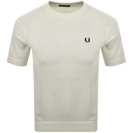 Product image for Fred Perry Knit T Shirt Cream
