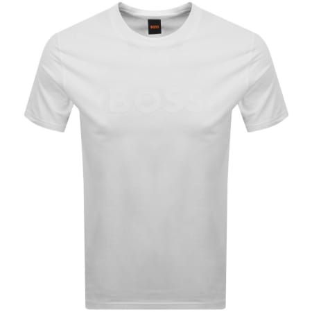Product image for BOSS Regular Fit Logo T Shirt White