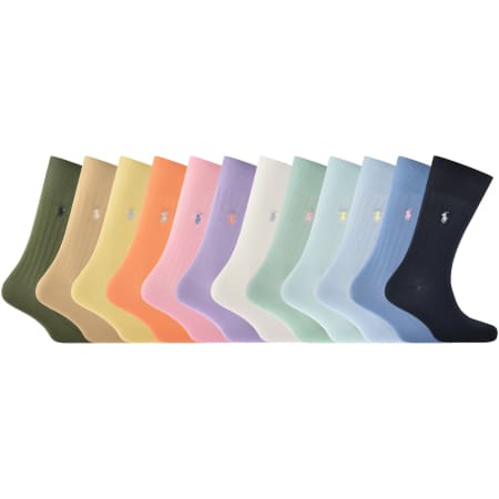 Product image for Ralph Lauren 12 Pack Socks Multi
