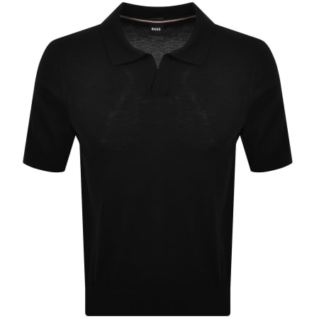 Product image for BOSS Lantoni Knit Polo Black