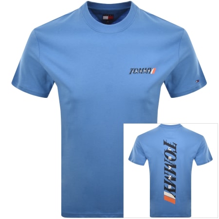 Product image for Tommy Jeans Vintage Back Graphic T Shirt Blue