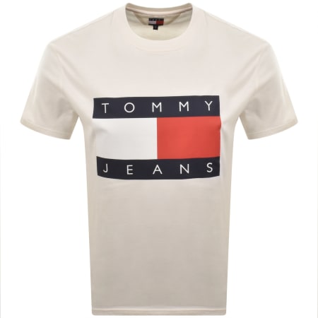 Product image for Tommy Jeans Big Flag T Shirt White