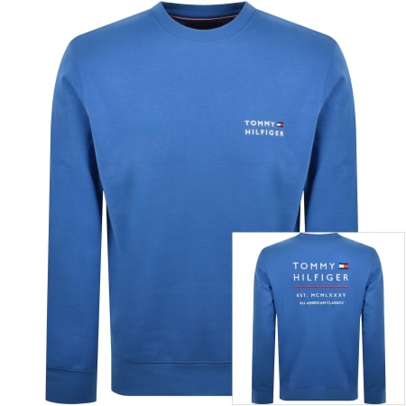 Product image for Tommy Hilfiger Stack Sweatshirt Blue