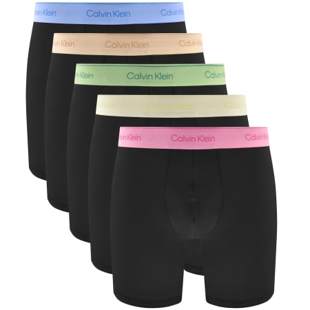 Product image for Calvin Klein Underwear 5 Pack Boxer Briefs Black