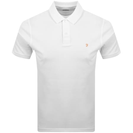Product image for Farah Cunningham Polo T Shirt White