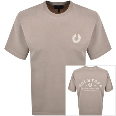 Product image for Belstaff Competition T Shirt Concrete Grey