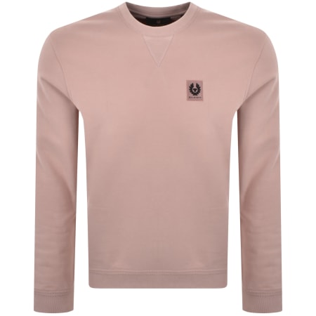 Product image for Belstaff Logo Sweatshirt Dusk Pink