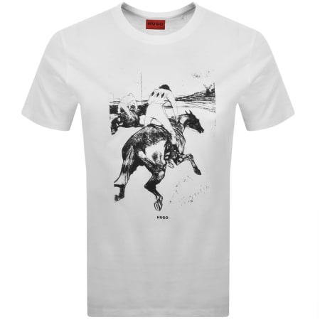 Product image for HUGO Duhorse T Shirt White