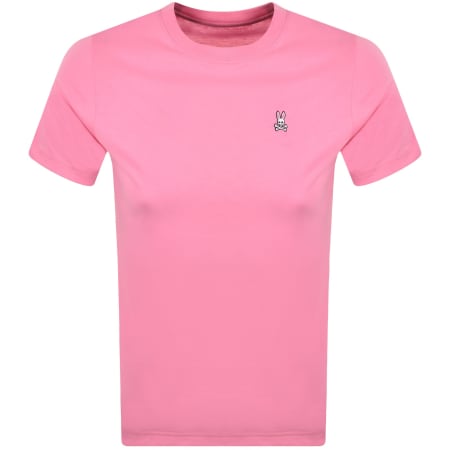 Product image for Psycho Bunny Classic Crew Neck T Shirt Pink