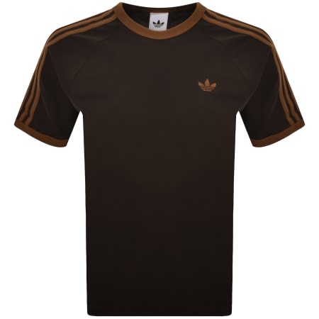Product image for adidas Originals 3 Stripes T Shirt Brown