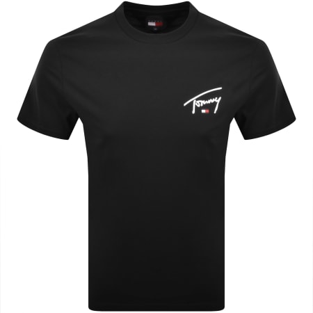 Product image for Tommy Jeans Signature T Shirt Black