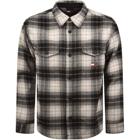 Product image for Tommy Jeans Check Overshirt Black