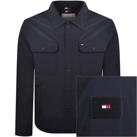 Product image for Tommy Hilfiger Packable Overshirt Navy