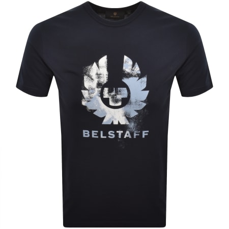 Product image for Belstaff Blur T Shirt Dark Ink Navy